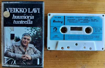 VEIKKO LAVI-HUUMORIA TUNTEELLA-Kasetti, FK 5038,v.1978