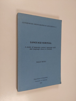 Sally Boyd : Language Survival - A Study of Language Cont...