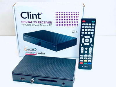 HD digiboxi Clint Antenni ja Kaapeli verkkoon
