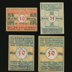 Saksa Notgeld 10, 25, 2 x 50 Pfg, Detmold 1920 - pikkukuva 2