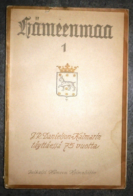 Hämeenmaa I Julkaisi Hämeen Heimoliitto 1928 1.p.