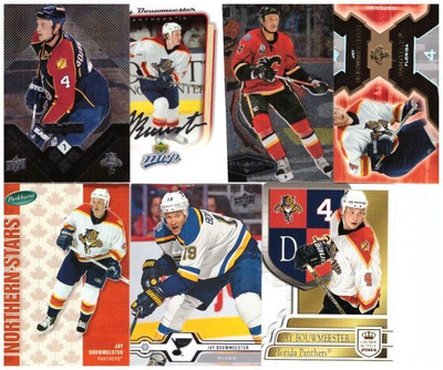 7 x JAY BOUWMEESTER Panthers, St. Louis Blues