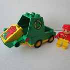 Vintage lego duplo 2613, Roska-auto - pikkukuva 3