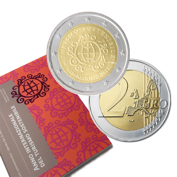 ** SAN MARINO 2€ 2017 Turismi kansiossa **
