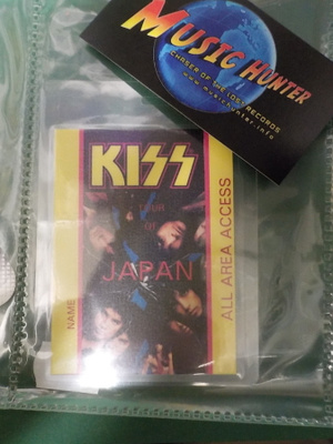 KISS - TOUR OF JAPAN, ALL AREA ACCES - BACKSTAGE PASSI