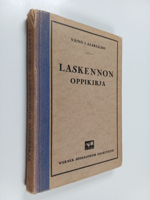 Väinö J. Saarialho : Laskennon oppikirja