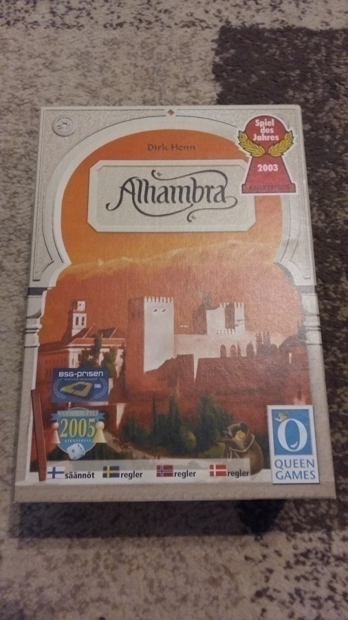 Alhambra - lautapeli, hyväkuntoinen