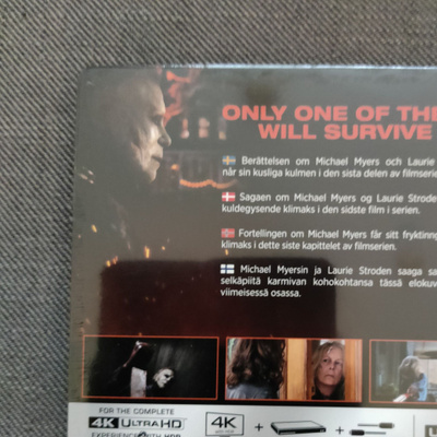 Halloween ends 4k ultra hd steelbook uusi