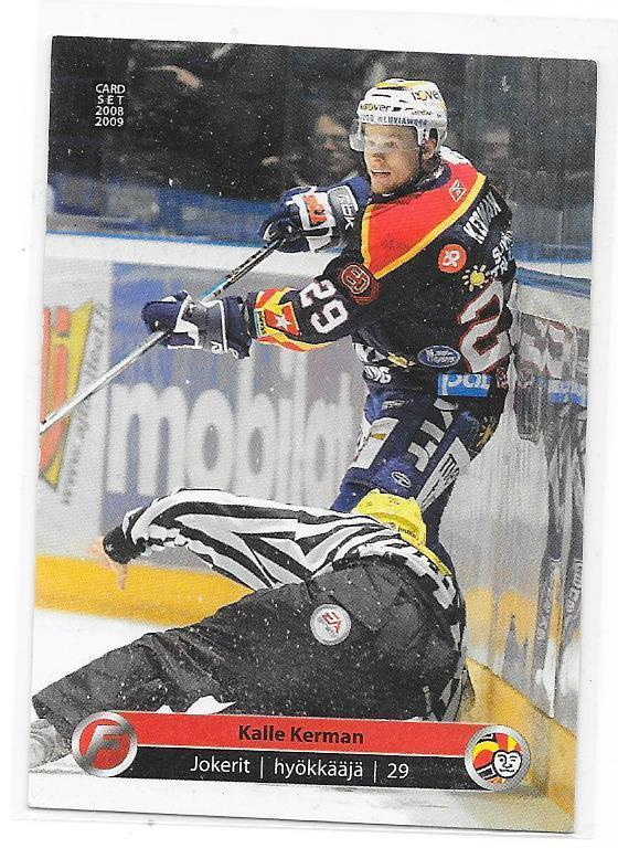 2008-09 CardSet #101 Kalle Kerman Jokerit