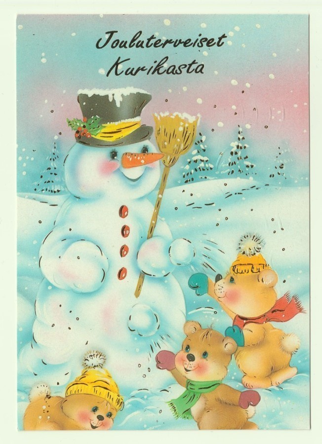 Joulukortti Kurikasta