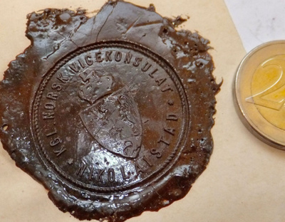 Vahasinetti Norjan Konsulaatti Vaasa Nikolainkaupunki 1900-