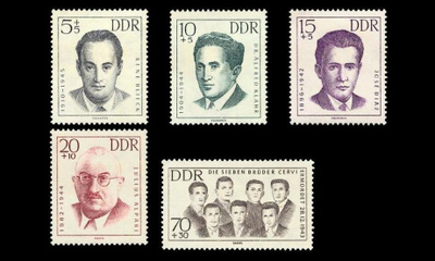 DDR 918-22 ** Antifasisteja (1962)