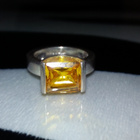Citrine kivi Hopea sormus MEXICO 925 - pikkukuva 5