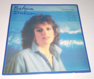 BARBARA DICKSON ALL FOR A SONG LP