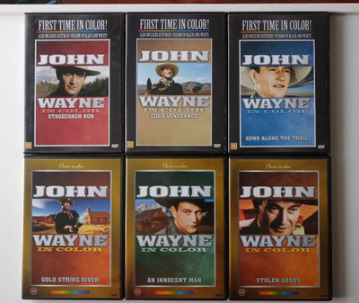 John Wayne elokuvia 6 kpl+The Jack bull