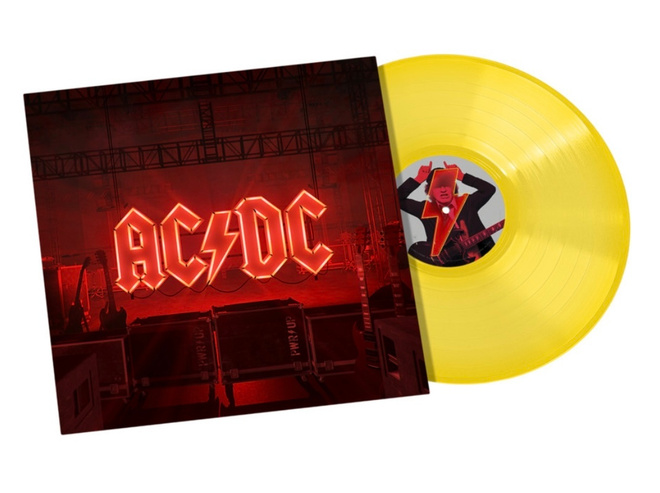 AC/DC : PWR UP - LP, LTD, keltainen vinyyli, uusi