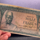 Guinea 1.mars 1960 series 1000 Francs - pikkukuva 3
