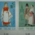 Postimerkit 5kpl, Kansanpuvut, 1972. LaPe 709-713 - pikkukuva 1