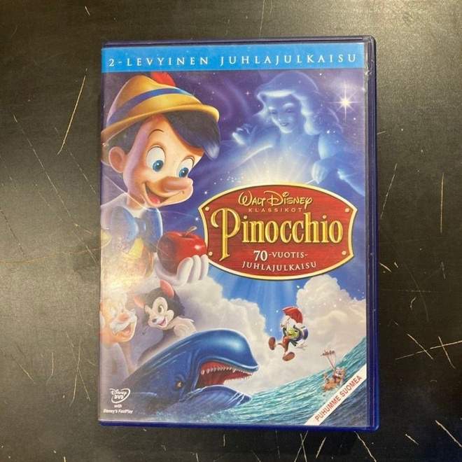 Pinocchio (1940) (70-vuotisjuhlajulkaisu) 2DVD