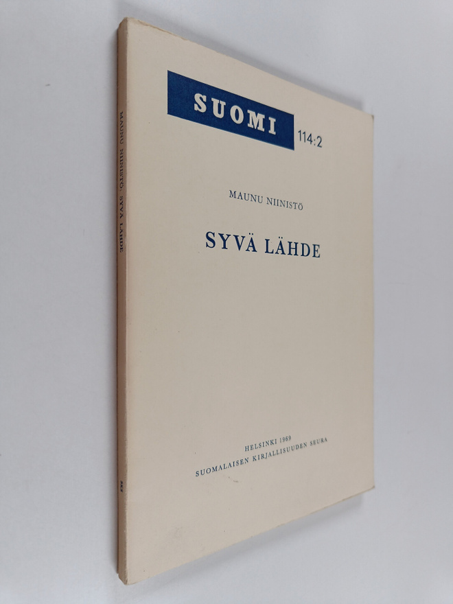 Maunu Niinistö : Syvä lähde : raamatullista ainesta suoma...