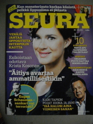 Seura lehti Nro 38/2015 (16.3)