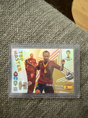 Andres iniesta harvinainen keräilykortti