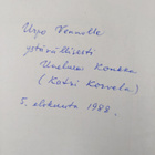 Katri Korvela : Uinuvat vaarat (signeerattu, tekijän omiste) - pikkukuva 3