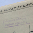 Sotasensuurin tarkastama 1940,postit kirjeessä,kts! - pikkukuva 3