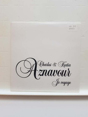 Charles Aznavour & Katia Aznavour – Je Voyage CDs