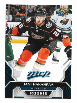 2020-21 MVP Factory Set Blue Rookie RC #226 Jani Hakanpää