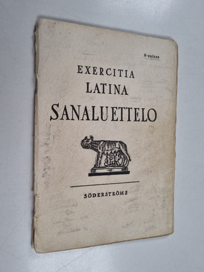 F. Gustafsson : Exercitia latina Sanaluettelo