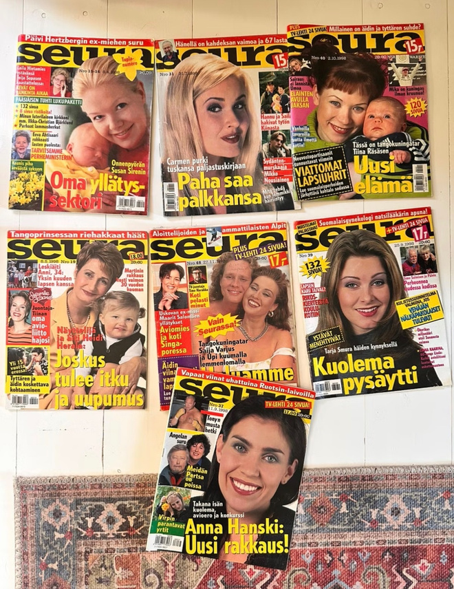 Seura lehdet vuodelta 1998