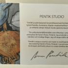 Anu Pentik Studio Käpy lautanen Suomileijona logolla - pikkukuva 4