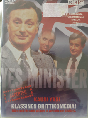 Kyllä, herra ministeri 1. Kausi DVD UUSI 