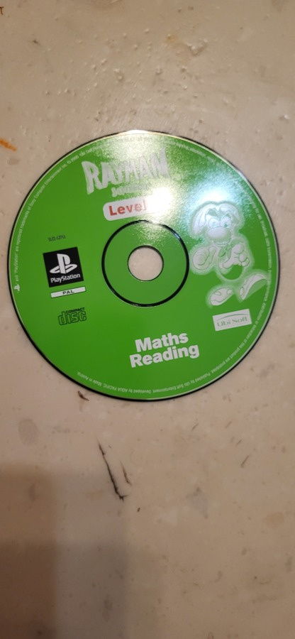 Sony PlayStation 1 Rayman Junior level 1 SLES-02798 rare