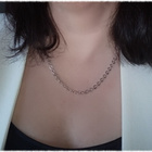 Uusi. 925 hopeinen, 50cm, 4mm, kaulaketju. IceSilver. Hopea. - pikkukuva 1