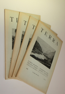 Terra 1936 vuosikerta 1-4 : Suomen maantieteellisen seura...