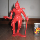 Intiaani figuuri - Marx Toys - Great Britain (70-luku?) - pikkukuva 1