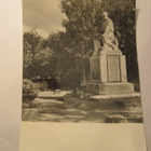 VANHA Valokuva Rovaniemi Sankaripatsas 1940-luku 18x12cm - pikkukuva 1