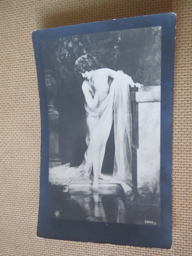 Vintage valokuvakortti 1900-luku alku
