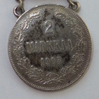 VANHA Avaimenperä Kolikoista mm 2 mk 1905 - pikkukuva 3