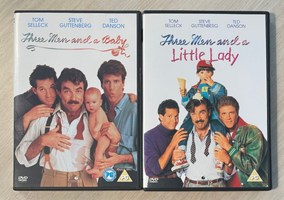 Kolme miestä ja baby & Kolme miestä ja pikku neiti (2DVD)