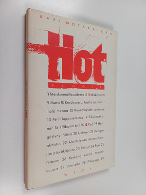 Kari Hotakainen : HOT : runoja