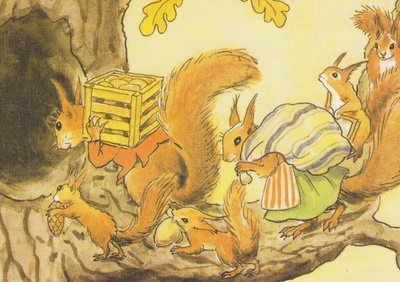 Elsa Beskow: Oravaperhe