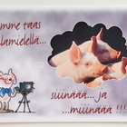 "Olemme taas juhlamielellä..."-KULKEMATON POSTIKORTTI - pikkukuva 1