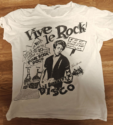 Vive Le Rock! t-paita (Steve Jones/Sex Pistols)