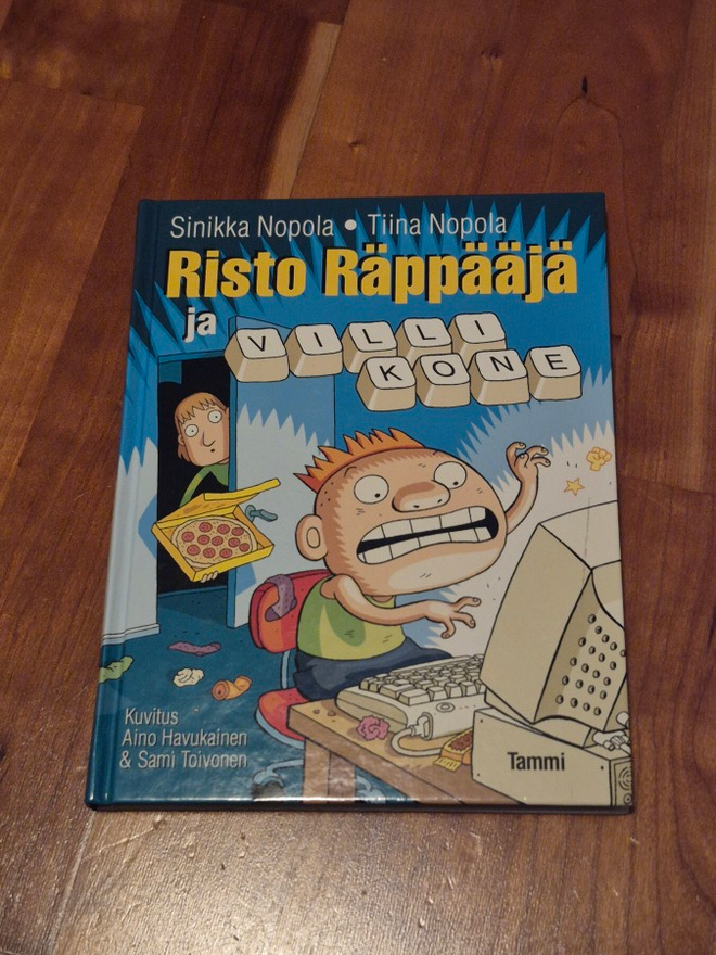 Risto Räppääjä ja villi kone kirja