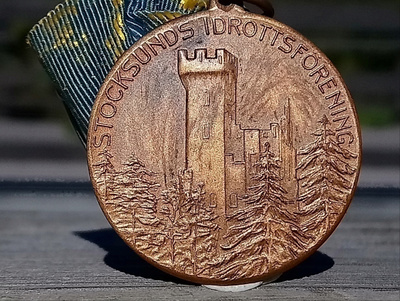 Mitali vuodelta 1956 Jalkapallo. Halkaisija - 32mm. Raskasme