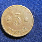 5 penniä 1937 - pikkukuva 1