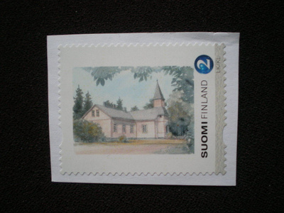 Omakuvamerkki 2. lk - Tunnistamaton kirkko(?) *